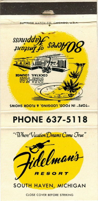 Fidelmans Resort - Matchbook (newer photo)